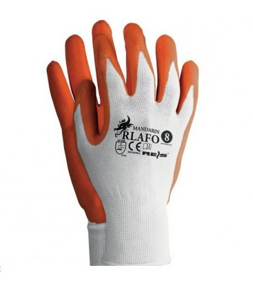 Rękawice Mandarin powlekane spienionym latexem RLAFO