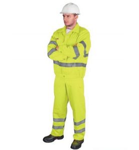 Ubranie ochronne odblaskowe bluza i ogrodniczki UL