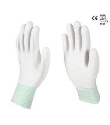 Rękawice powlekane poliuretanem białe POLROK PK 600 W