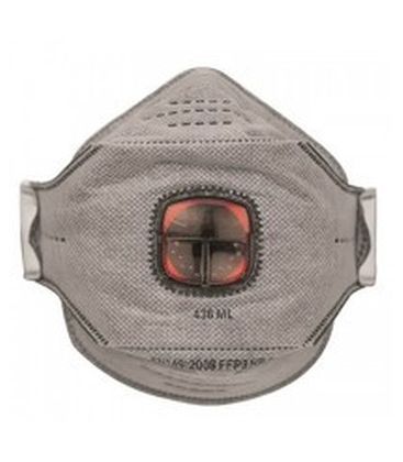 Maska filtrująca SPRINGFIT FFP3 z zaworkiem Typhoon™ i wkład węglowy