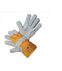 Rękawice ochronne wykonane z wysokiej jakości skóry koziej RLTOPER-VELCRO