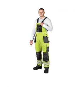 Spodnie robocze ogrodniczki odblaskowe FORMEN LH-FMNX-B – zdjęcie 5