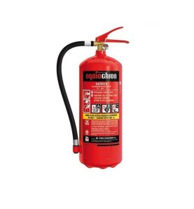 Gaśnica proszkowa z podstawą, typ energetyczny BX-GP-6XABC-P-E 6 kg