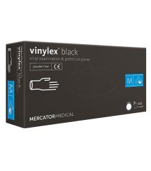 Rękawice jednorazowe vinylowe VINYLEX PF czarne
