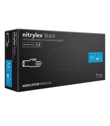 Rękawice nitrylowe w kolorze czarnym NITRYLEX BLACK PF