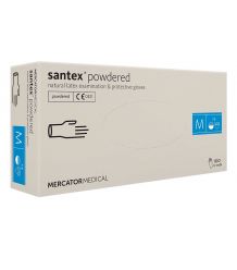 Rękawice lateksowe diagnostyczne SANTEX