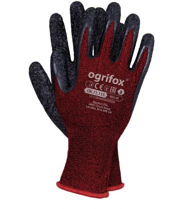 Rękawice ochronne powlekane lateksem materiał spandex OX-MELAT
