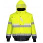 Kurtka wodoodporna z tkaniny fluorescencyjnej Glowtex 3 w 1 G465
