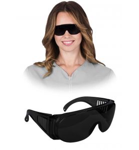 Przeciwodpryskowe okulary ochronne GOG-ICER-DARK – zdjęcie 1