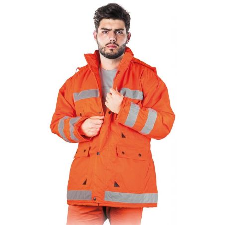 Kurtka zimowa z pasami odblaskowymi K-ORANGE