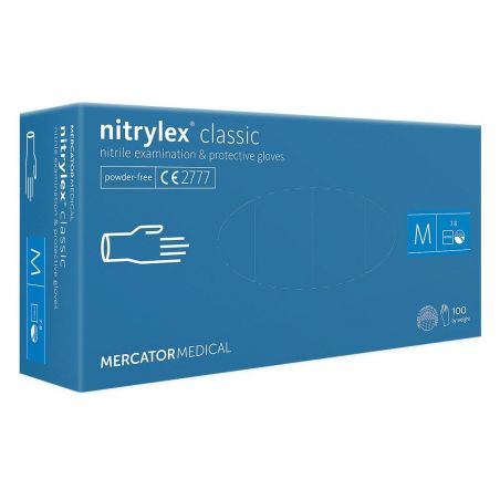 Rękawice NITRYLEX CLASSIC PF diagnostyczne nitrylowe bezpudrowe
