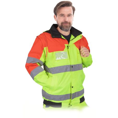 Kurtka ochronna ocieplana z odpinanymi rękawami LH-STRADA-J – zdjęcie 1