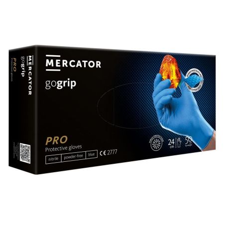 Rękawice jednorazowe nitrylowe PF ideall ® GRIP orange