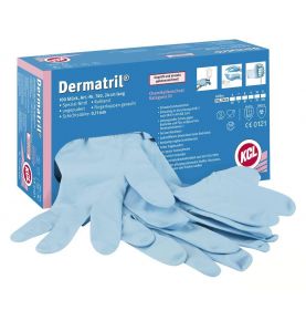 Jednorazowe rękawice nitrylowe DERMATRILL 740