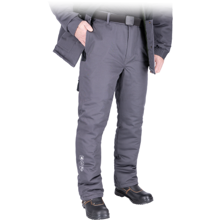 Spodnie ochronne ocieplane trudnopalne WINSAFE-T