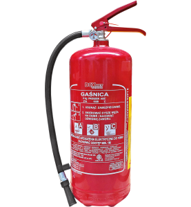 Gaśnica proszkowa do gaszenia pożarów grupy ABC 6 kg BX-GP-6XABC-O-E – zdjęcie 1