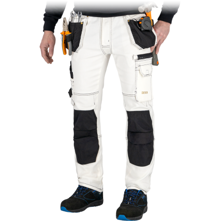 Spodnie ochronne do pasa wykonane z jeansu męskie JEANS415-T