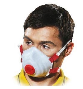 Półmaska przeciwpyłowa z zaworkiem MAS-M-FFP3DV – zdjęcie 1