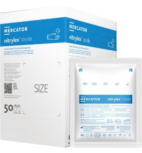 Sterylne rękawice nitrylowe bezpudrowe nitrylex® – 50 par