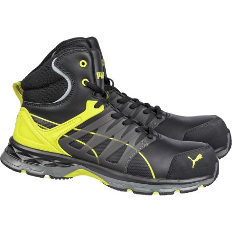 Trzewiki bezpieczne VELOCITY 2.0 YELLOW MID S3 ESD HRO SRC – zdjęcie 1
