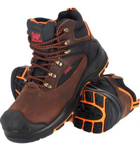 Buty bezpieczne FINO S3L – trzewiki robocze nubuk Oxford