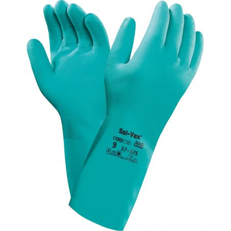 Solvex 37-675 – antystatyczne rękawice nitrylowe chemiczne