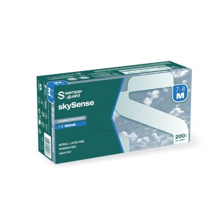 Rękawiczki nitrylowe SemperGuard SkySense PF 200 szt. – zdjęcie 1